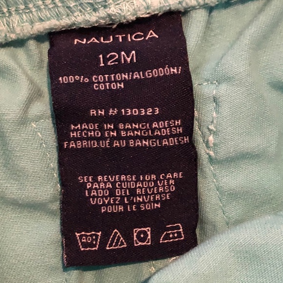 NAUTICA shirt/short 2-piece set 12 months - Picture 4 of 4